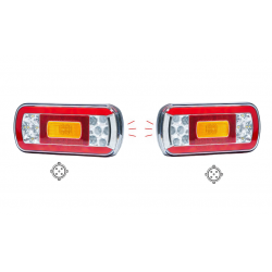 LAMPA TYLNA BAJONET LED PRZYCZEP POMOC LAWETA BAGAŻNIK ROWEROWY PARA